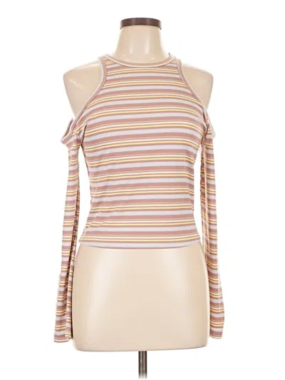 Pre-owned Papaya Tank Top Pink Halter Neckline Tops