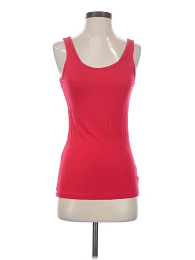 Pre-owned Papaya Tank Top Red Strapless Neckline Tops