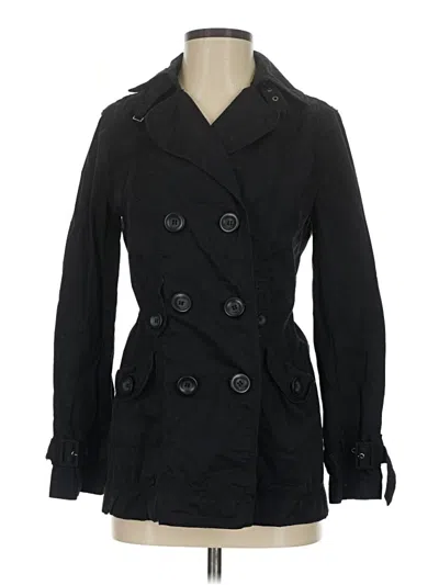 Pre-owned Papaya Trenchcoat In Black