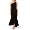 Papell Studio By Adrianna Papell Womens Embellished One Shoulder Evening Dress