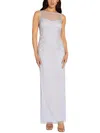 PAPELL STUDIO BY ADRIANNA PAPELL WOMENS MESH EMBELLISHED EVENING DRESS