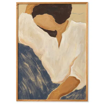 Paper Collective Blue / Neutrals / White Silent Dreams - Art Print In Multi