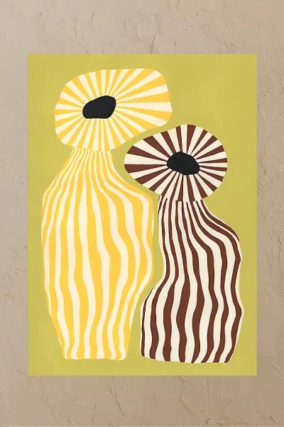 Paper Collective Doodle Of A Doodle 05 By Maya Eline Leroy Wall Art Print In Multi