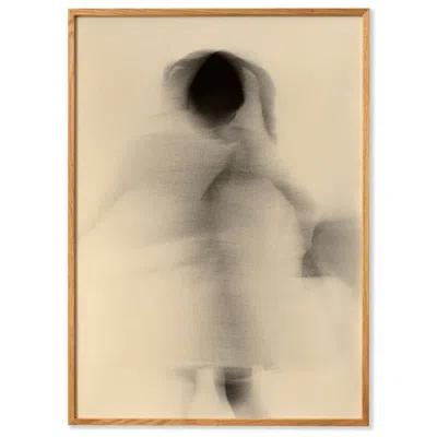 Paper Collective Gold / Neutrals / Yellow Blurred Girl - Art Print