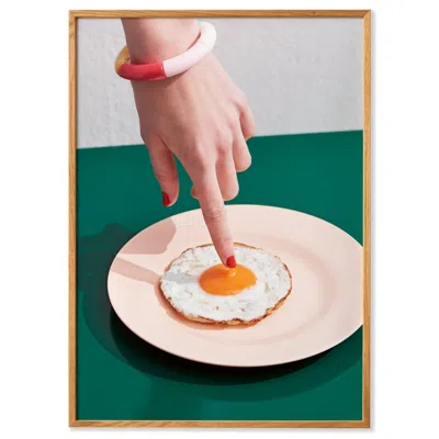 Paper Collective Green / White Fried Egg In Multi