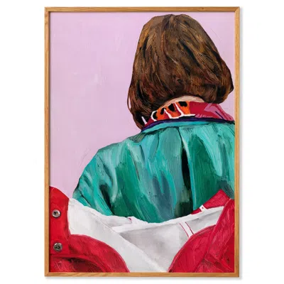 Paper Collective Pink / Green Copenhagen Stories - Art Print In Multi