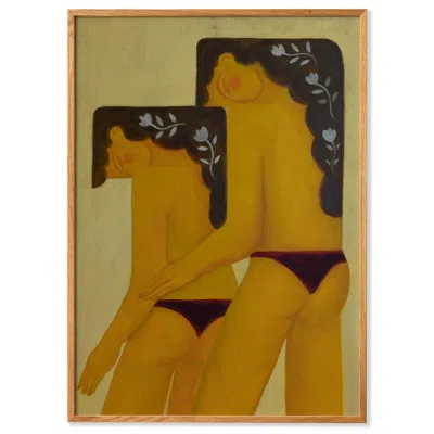 Paper Collective Yellow / Neutrals / Brown Complete - Art Print In Multi