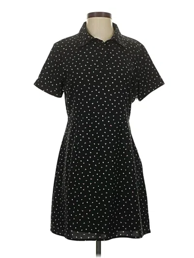 Pre-owned Paper Crane Casual Dress In Black