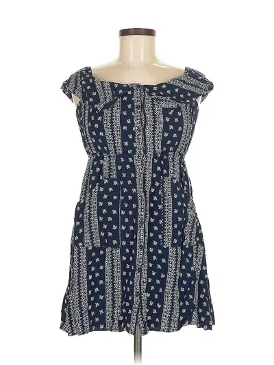 Pre-owned Paper Crane Casual Dress In Blue