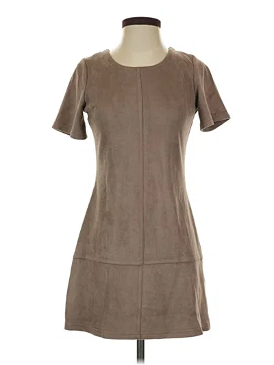 Pre-owned Paper Crane Casual Dress In Brown