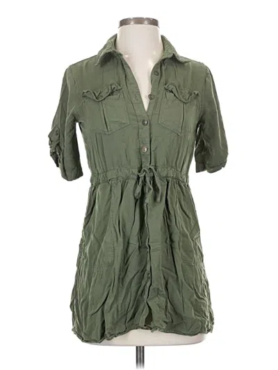 Pre-owned Paper Crane Casual Dress In Green