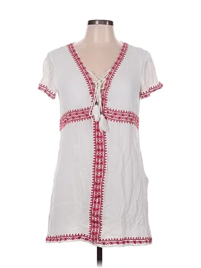 Pre-owned Paper Crane Casual Dress In White