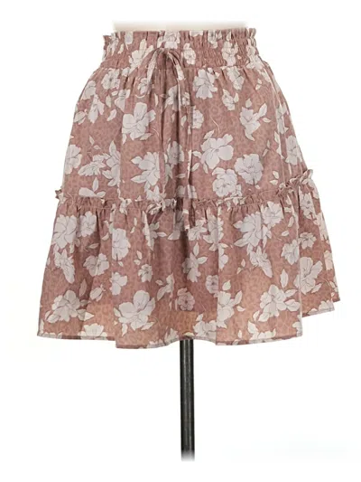 Pre-owned Paper Crane Casual Skirt In Brown