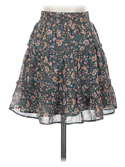 Pre-owned Paper Crane Casual Skirt In Teal