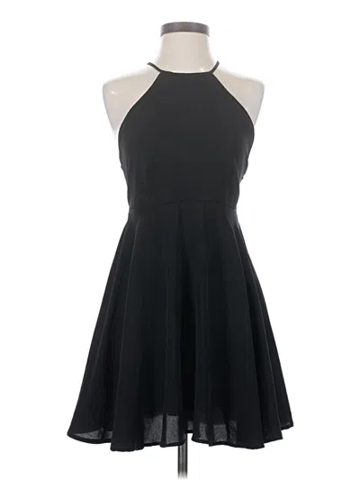 Pre-owned Paper Crane Cocktail Dress In Black