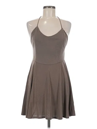 Pre-owned Paper Crane Cocktail Dress In Gray