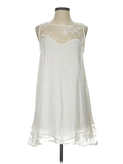 Pre-owned Paper Crane Cocktail Dress In Ivory