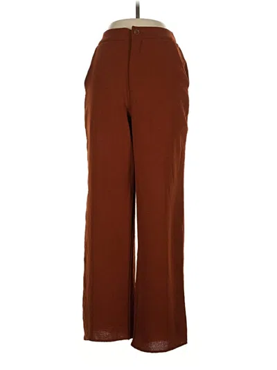 Pre-owned Paper Crane Dress Pants In Brown