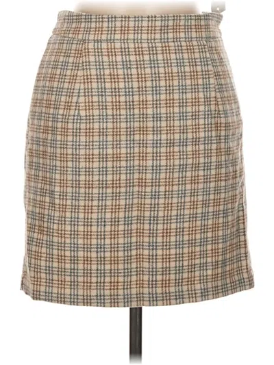 Paper Crane Formal Skirt In Brown