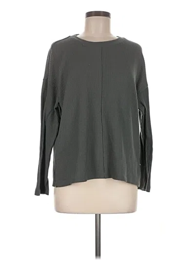 Pre-owned Paper Crane Long Sleeve T-shirt In Gray
