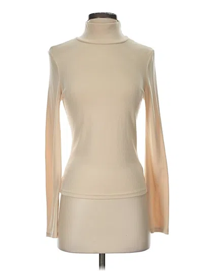 Pre-owned Paper Crane Long Sleeve Turtleneck In Brown