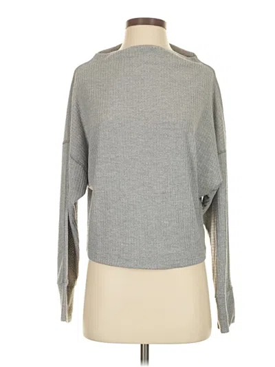 Pre-owned Paper Crane Long Sleeve Turtleneck In Gray