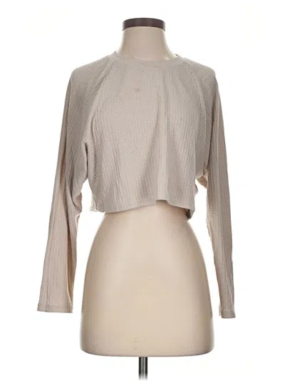 Pre-owned Paper Crane Long Sleeve Turtleneck In Tan