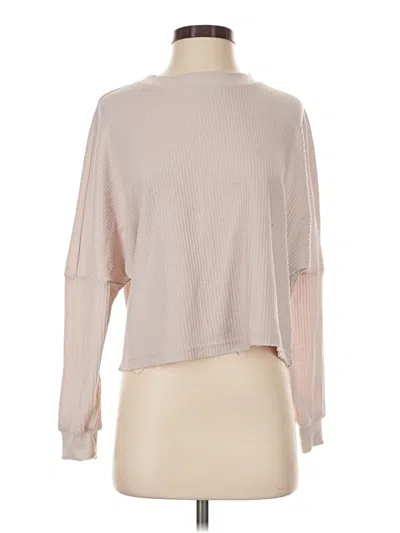 Pre-owned Paper Crane Long Sleeve Turtleneck In Tan