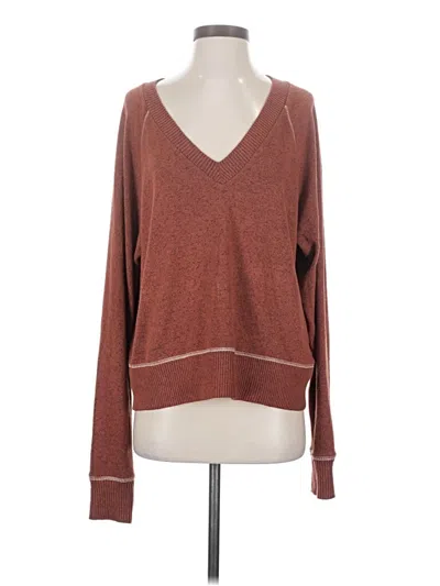 Pre-owned Paper Crane Pullover Sweater In Brown