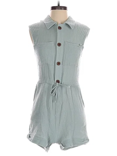 Pre-owned Paper Crane Romper In Blue
