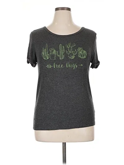 Pre-owned Paper Crane Short Sleeve T-shirt In Gray