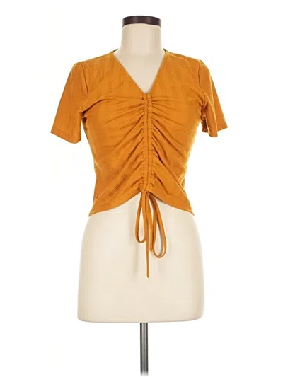 Pre-owned Paper Crane Short Sleeve T-shirt In Orange