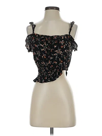 Pre-owned Paper Crane Sleeveless Blouse In Black