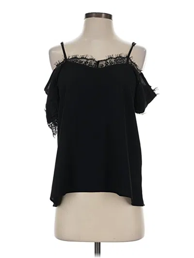 Pre-owned Paper Crane Sleeveless Blouse In Black