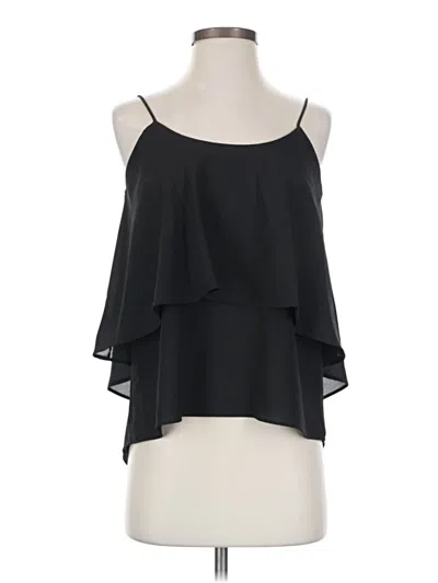 Pre-owned Paper Crane Sleeveless Blouse In Black