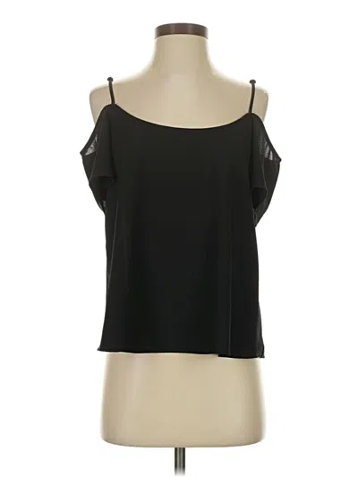 Pre-owned Paper Crane Sleeveless Blouse In Black