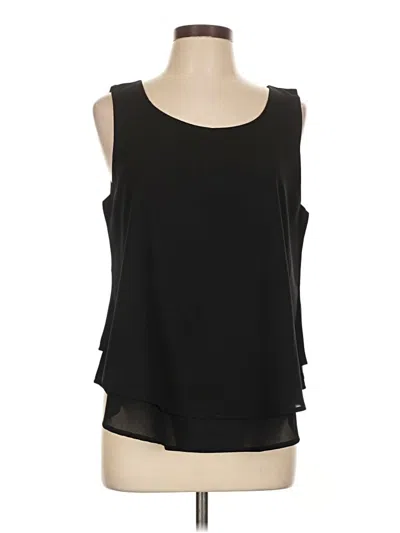 Pre-owned Paper Crane Sleeveless Blouse In Black
