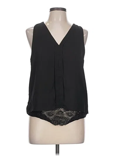 Pre-owned Paper Crane Sleeveless Blouse In Black