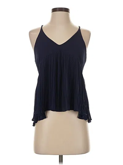 Pre-owned Paper Crane Sleeveless Blouse In Blue