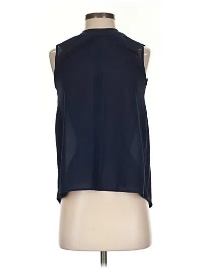 Pre-owned Paper Crane Sleeveless Blouse In Blue