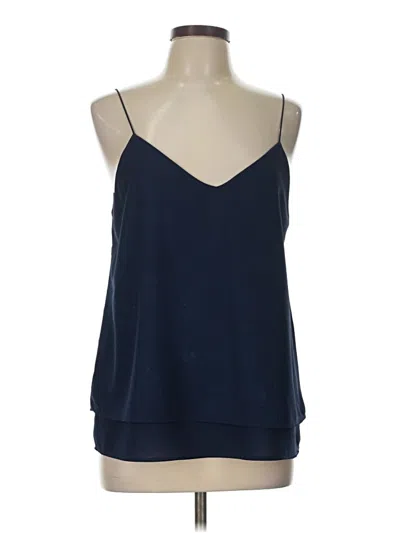 Pre-owned Paper Crane Sleeveless Blouse In Blue
