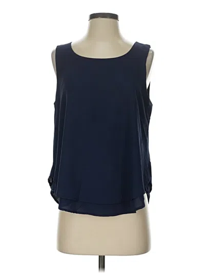 Pre-owned Paper Crane Sleeveless Blouse In Blue
