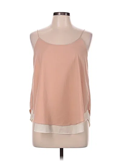 Pre-owned Paper Crane Sleeveless Blouse In Brown