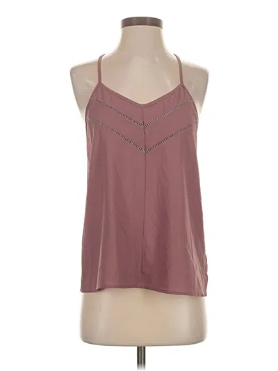 Pre-owned Paper Crane Sleeveless Blouse In Burgundy