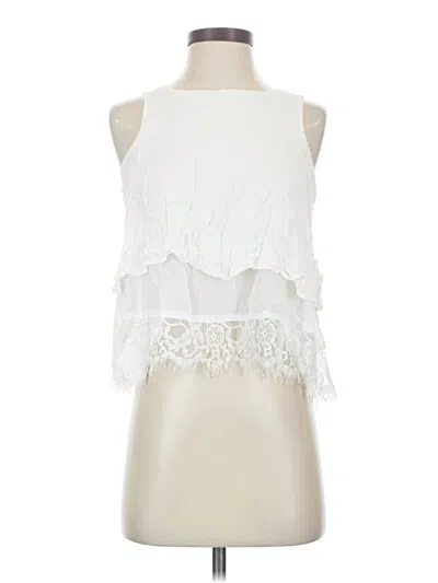 Pre-owned Paper Crane Sleeveless Blouse In Ivory
