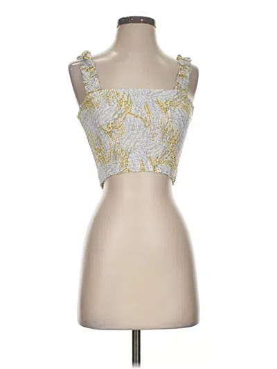 Pre-owned Paper Crane Sleeveless Blouse In Silver