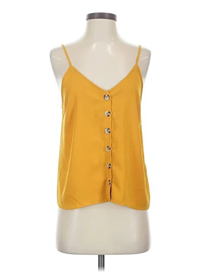 Pre-owned Paper Crane Sleeveless Blouse In Yellow