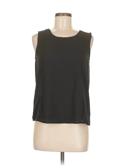 Pre-owned Paper Crane Sleeveless Top Black Boatneck Tops