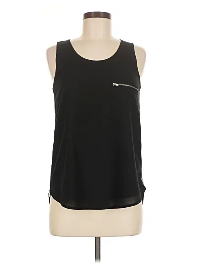 Pre-owned Paper Crane Sleeveless Top Black Scoop Neck Tops