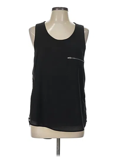Pre-owned Paper Crane Sleeveless Top Black Scoop Neck Tops